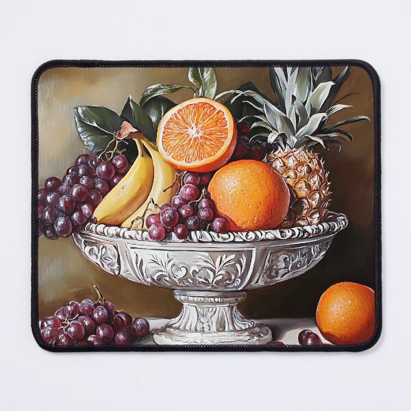 Item preview, Classic Still Life Fruit Bowl Painting designed and sold by Beamiverse.