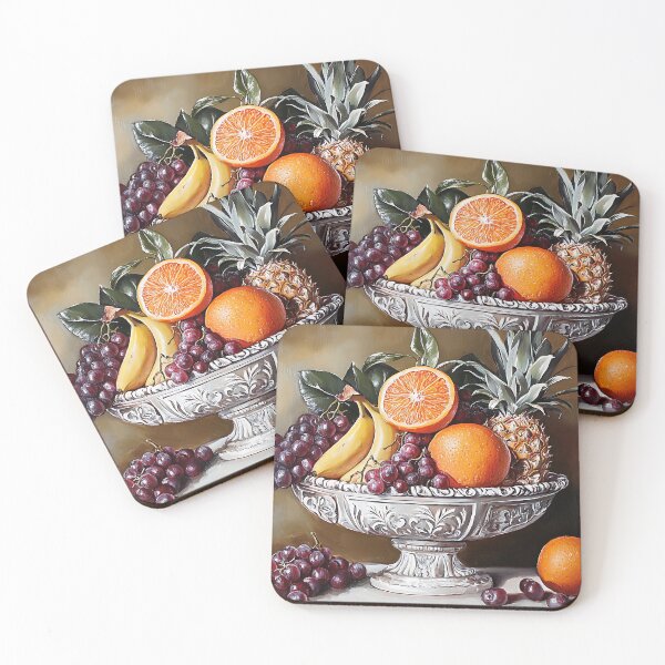 Item preview, Classic Still Life Fruit Bowl Painting designed and sold by Beamiverse.