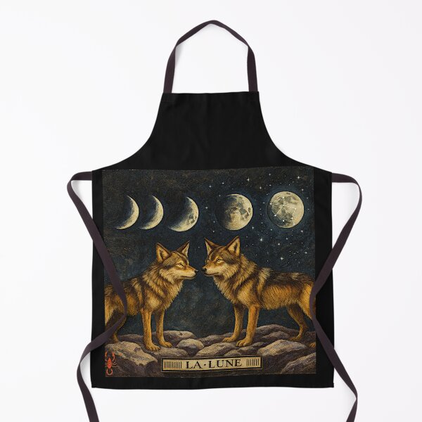 Aperçu de l'œuvre Le jeu de Tarot : La Lune La variation de la Lune #3 créée et vendue par Helios Be. Lavsh.