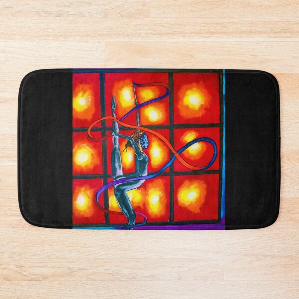 Item preview, Vibrant dancer with ribbon bright light screen behind her designed and sold by VIBRANTBYSHY.