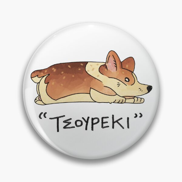 Item preview, TSOUREKI Bread Corgi outlined designed and sold by Deathoftheself.