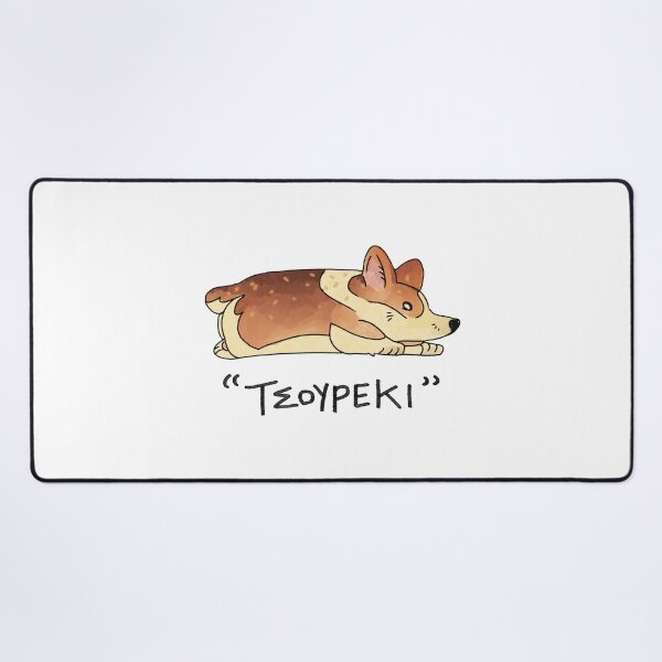 Item preview, TSOUREKI Bread Corgi outlined designed and sold by Deathoftheself.
