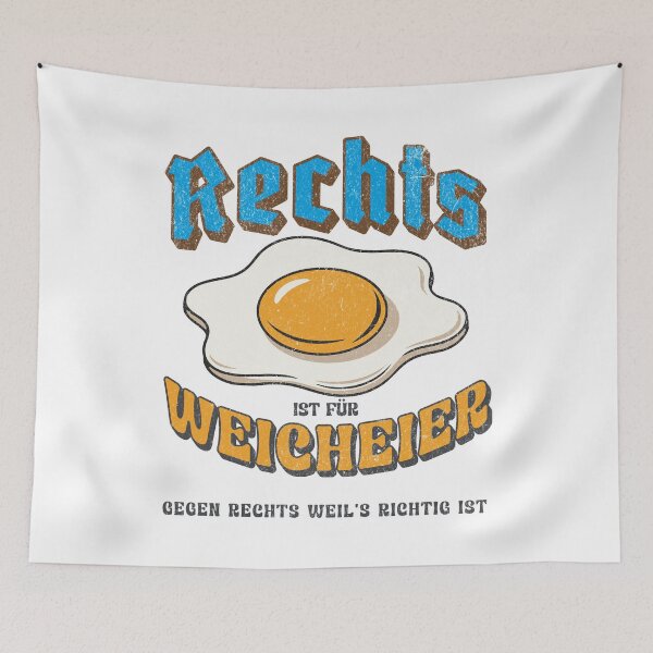 Item preview, Right is for wimps – Political statement with fried egg designed and sold by VariousGoodies.