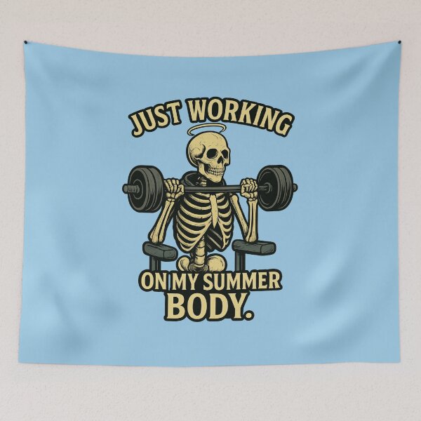 Item preview, Skeleton Gym Summer Body designed and sold by ArtComixHaven.
