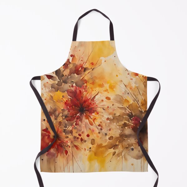 Item preview, Elegant Abstract Pattern Romantic Gold Brown Autumn Colors, Fall Vibes, Pattern Watercolor designed and sold by KolorellaS.