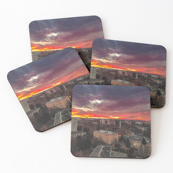 Item preview, winter sunset designed and sold by inkandlunasea.