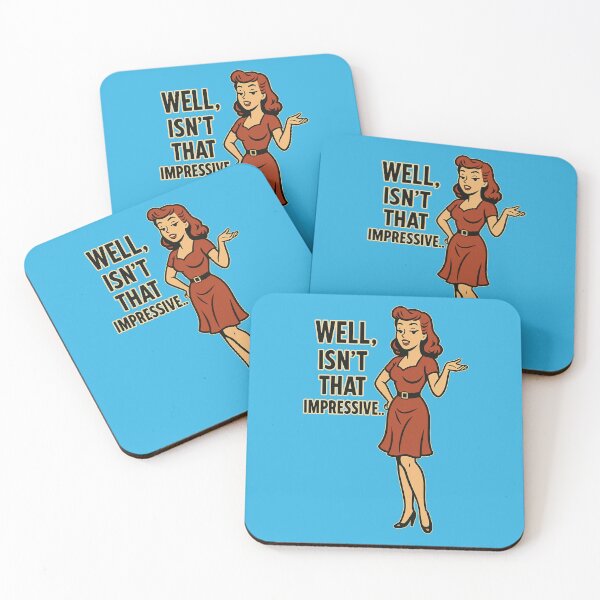 Item preview, Well Isn’t That Impressive Retro Sarcasm Design designed and sold by ArtComixHaven.