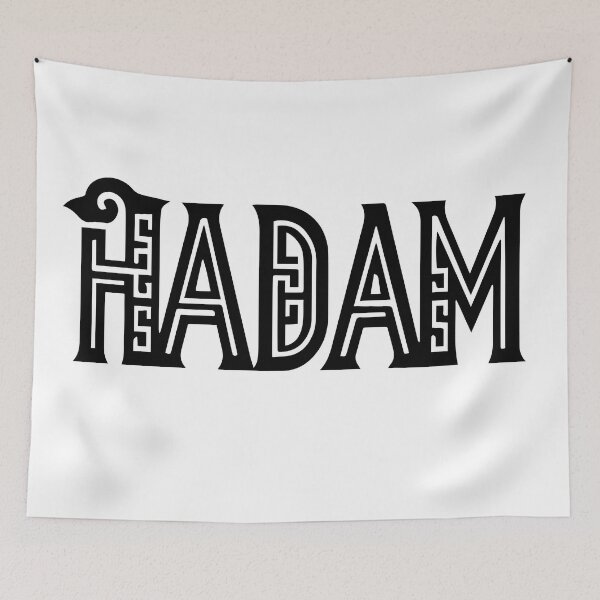 Item preview, HADAM_Lettering Black designed and sold by HADAM.KR.