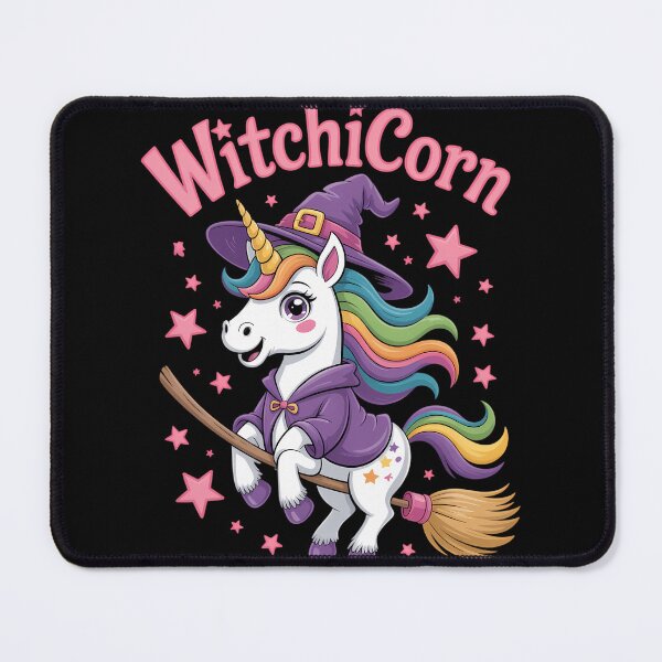 Item preview, Unicorn Witch On A Broomstick Funny Halloween designed and sold by blueyeeti.
