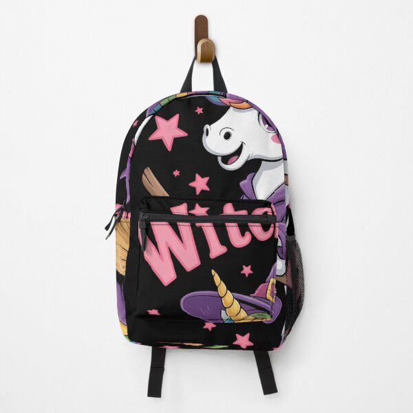 Item preview, Unicorn Witch On A Broomstick Funny Halloween designed and sold by blueyeeti.