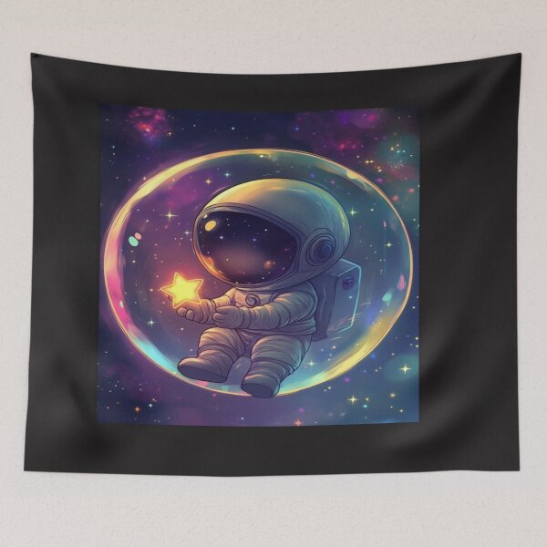 Item preview, Handmade drawing of cosmic astral voyage designed and sold by NivyasArtistry.