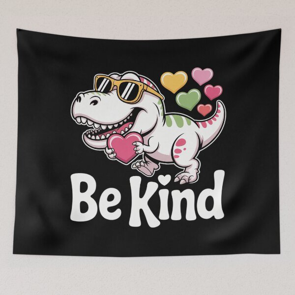 Item preview, Unity Day Orange Be Kind Trex Dinosaur Anti Bullying designed and sold by blueyeeti.