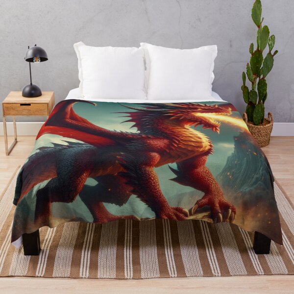 Item preview, red dragon on the rocks,Legendary Animals,Dragons Breathing Fire Phone Cases,dragon art designed and sold by Expressions-Sel.