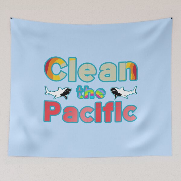 Item preview, Cleaning the Pacific with shark designed and sold by vibeno1.