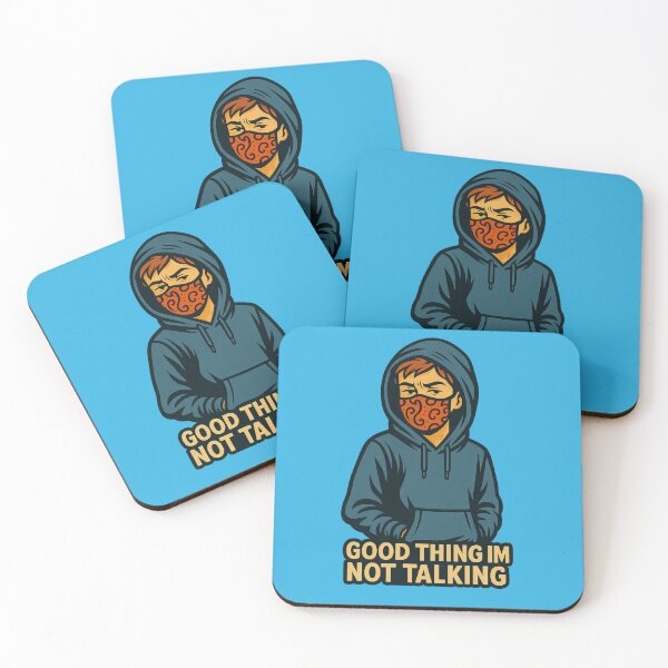 Item preview, Good Thing I’m Not Talking Sarcastic Hoodie Mask designed and sold by ArtComixHaven.