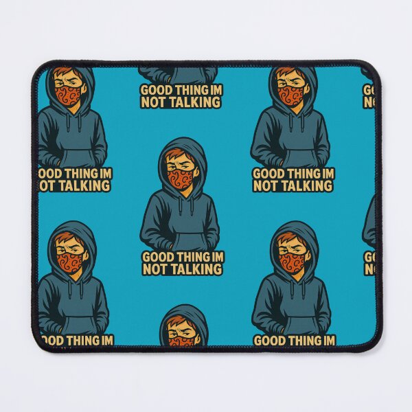 Item preview, Good Thing I’m Not Talking Sarcastic Hoodie Mask designed and sold by ArtComixHaven.
