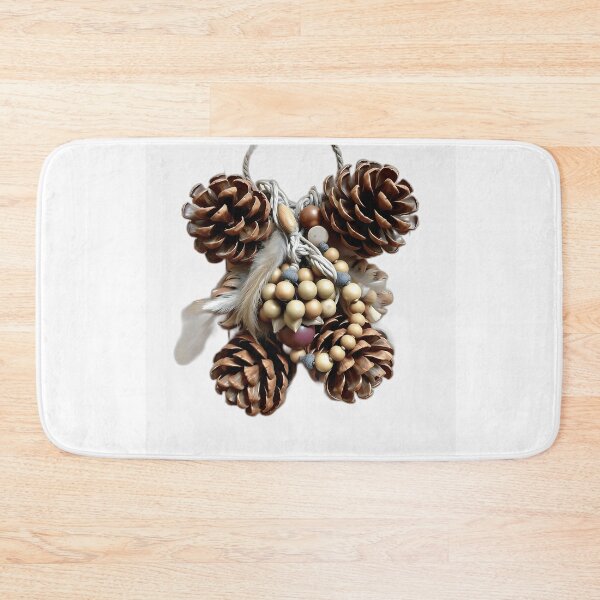 Item preview, Pinecones, Feathers, and Beads Art designed and sold by sharon1210.