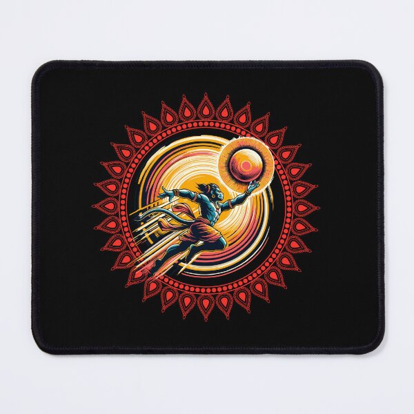 Item preview, Yoga merch with psychedelic hindu Indian lord Hanuman version 86a Speacial design 55 designed and sold by mndesignworx.