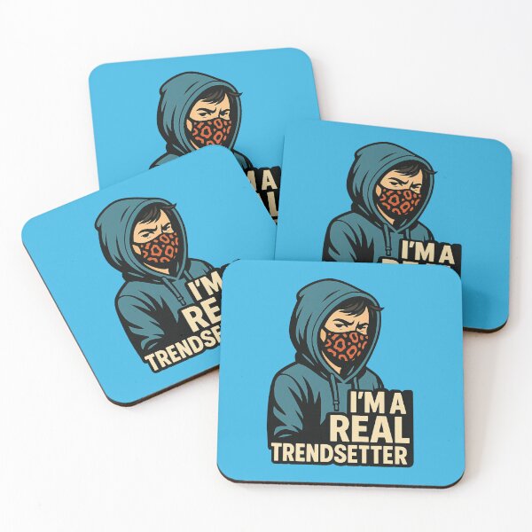Item preview, I’m A Real Trendsetter Sarcastic Hoodie Mask designed and sold by ArtComixHaven.
