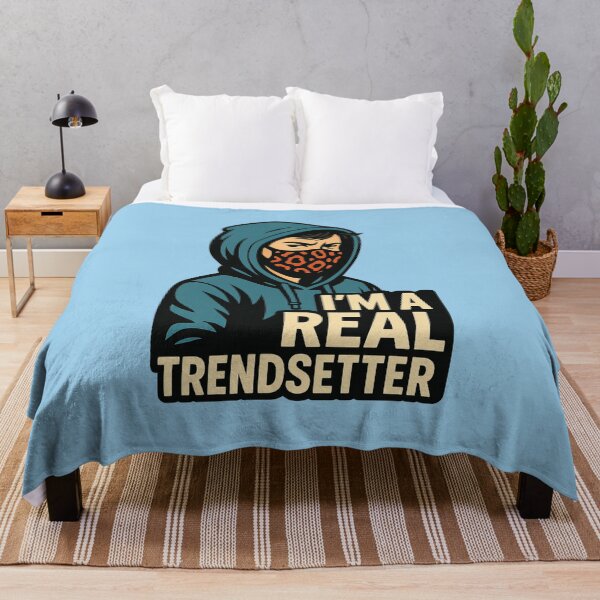 Item preview, I’m A Real Trendsetter Sarcastic Hoodie Mask designed and sold by ArtComixHaven.