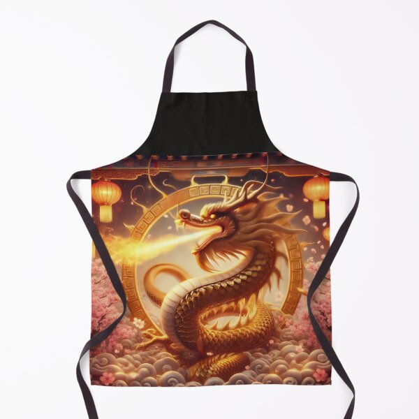 Item preview, Dragón japonés dorado en primavera, animales legendarios, fundas de teléfono con dragones que escupen fuego, arte de dragones designed and sold by Expressions-Sel.