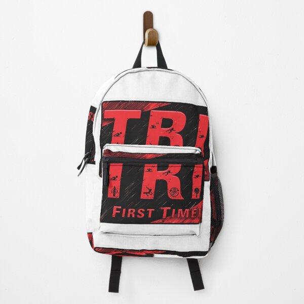 Item preview, TRI First Timer | Beginner Triathlon Motivation Sticker designed and sold by Triathlongram.