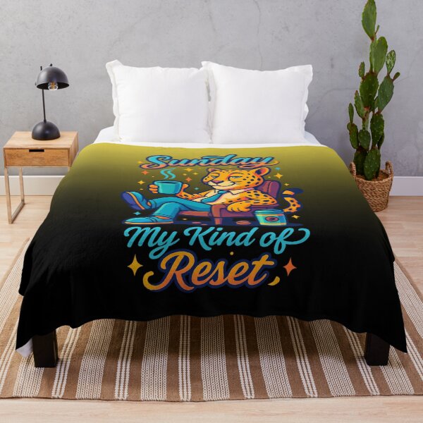 Item preview, Sunday My Kind of Reset | Crewneck Sunday Tshirt designed and sold by skkyfaithArtz.