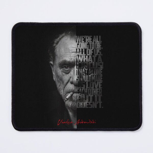 Item preview, Copy of Black and white Charles Bukowski quote poster designed and sold by Enea Kelo.