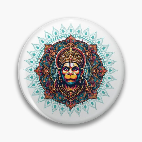 Item preview, Yoga merch with psychedelic  hindu Indian lord  Hanuman version 87B Speacial design 55A designed and sold by mndesignworx.