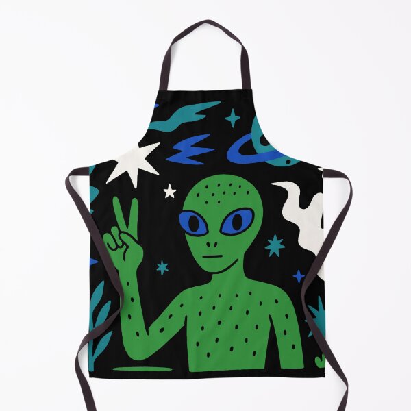 Item preview, Peaceful Cosmic Green Alien designed and sold by zzz888.