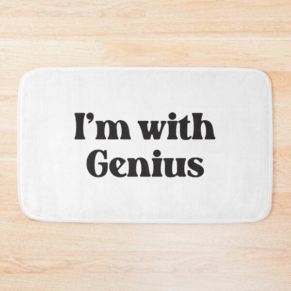 Item preview, I'm With Genius - Text Design 2  designed and sold by Vector-Artist.