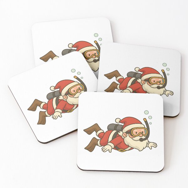 Item preview, Scuba Santa on Christmas dive designed and sold by TravelLensPro.