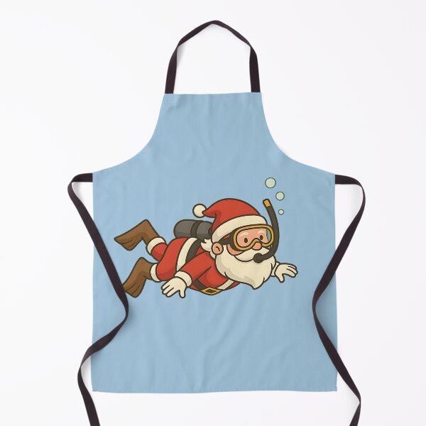 Item preview, Scuba Santa on Christmas dive designed and sold by TravelLensPro.