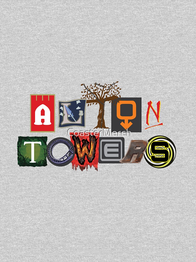 Alton Towers Collage Design by CoasterMerch