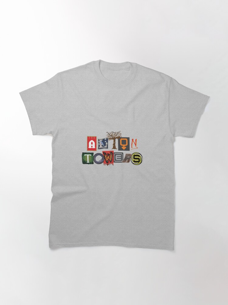 Alternate view of Alton Towers Collage Design Classic T-Shirt