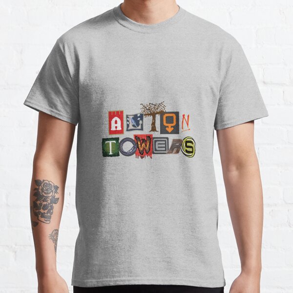 Alton Towers Collage Design Classic T-Shirt
