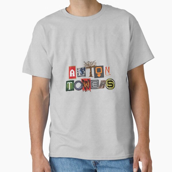 Aperçu de l'œuvre Alton Towers Collage Design créée et vendue par CoasterMerch.
