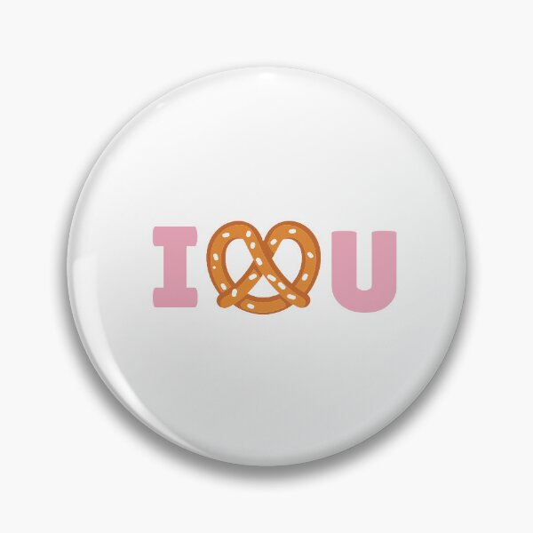Item preview, I love (pretzel) you (pink) designed and sold by temptedd.
