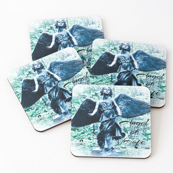 Item preview, Angel of Hope – Blue Toned Inspirational Angel Art designed and sold by Always Special and Personal.