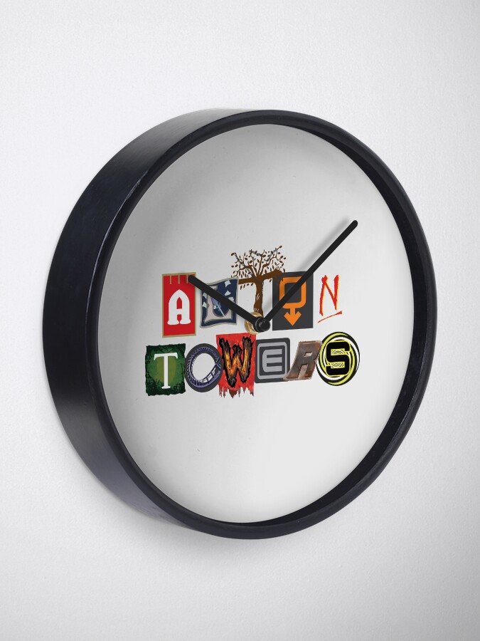 Alternate view of Alton Towers Collage Design Clock