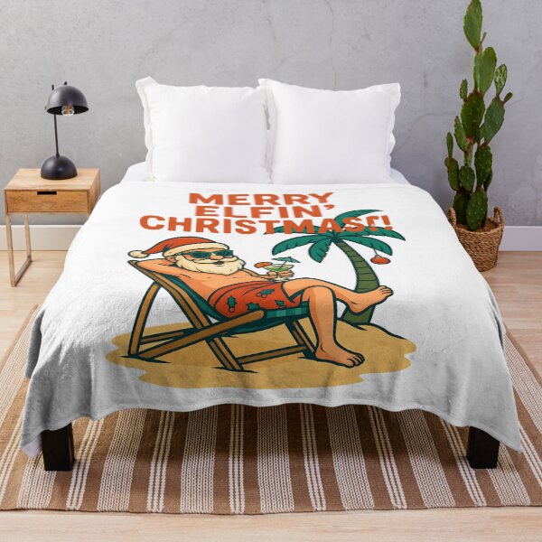 Item preview, Tropical Santa – Merry Elfin’ Christmas designed and sold by TravelLensPro.