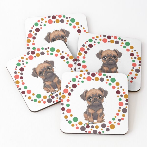 Item preview, Celebrate Dot Day with My Brussels Griffon | Colorful Dog Art  designed and sold by The Real Life Symphony.