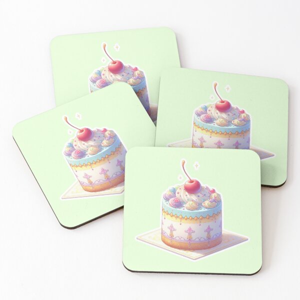 Item preview, Copy of Anime Cake – Colorful Kawaii Dessert | Cute Manga Style Food designed and sold by Sugar Wisdom .