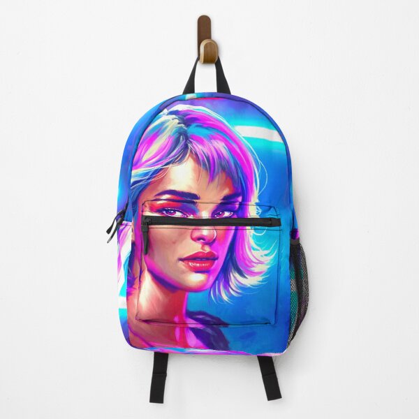Item preview, The Pink-Haired Paradox. - neo expressionism designed and sold by CleverCulture.