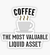 Accounting Coffee Liquid Assets Sticker