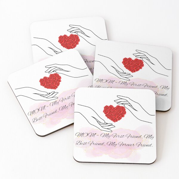 Item preview, Mother's Day Quote - My First Friend, My Best Friend, My Forever Friend designed and sold by Beamiverse.