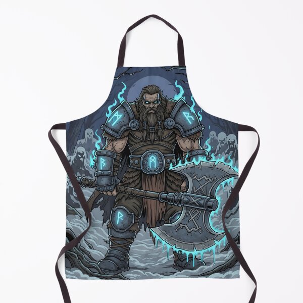 Item preview, Cursed Barbarian Warrior Dark Fantasy T-Shirt designed and sold by Uglyandcute.