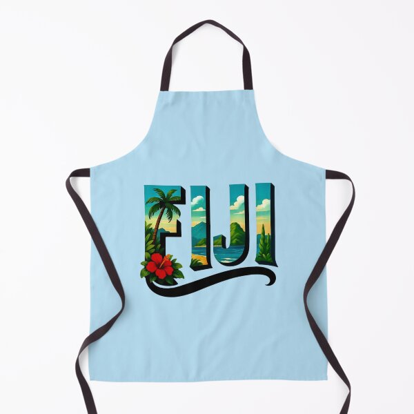 Item preview, Fiji - Tropical Island Typography Art designed and sold by Myra365Art.