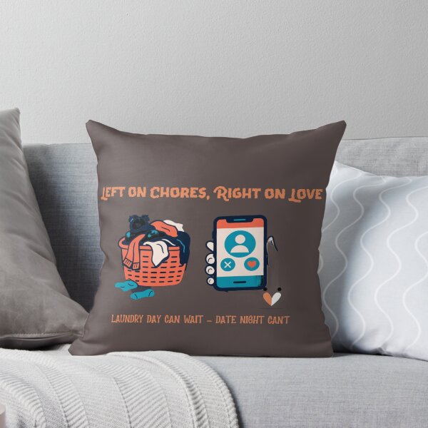 Item preview, Left on Chores, Right on Love – Funny Dating T-Shirt | Swipe Series designed and sold by InkandBranch.