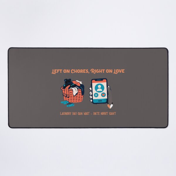 Item preview, Left on Chores, Right on Love – Funny Dating T-Shirt | Swipe Series designed and sold by InkandBranch.
